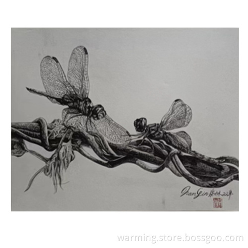 Pen painting creation "fly"